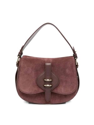COCCINELLE: shopper - Borsa a mano in pelle scamosciata/Micro Grale