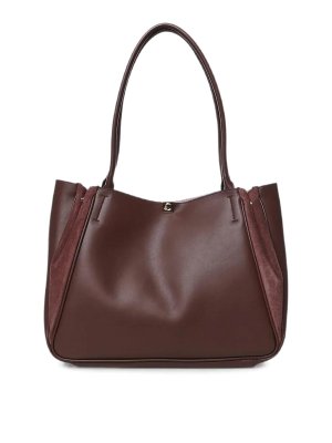 COCCINELLE: shopper - Borsa in Pelle Liscia/Pelle Scamosciata