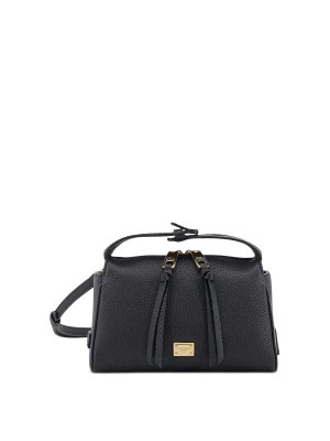 DOLCE & GABBANA: shopper - Borsa con manico superiore Nero