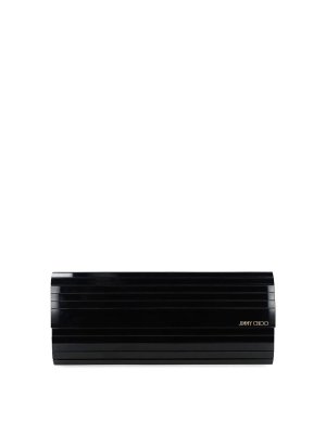 JIMMY CHOO: クラッチバッグ - クラッチバッグ - 黒