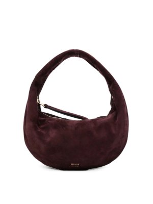 KHAITE: shoulder bags - Olivia Mini Hobo Rouge Noir