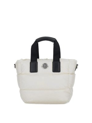MONCLER: Handtaschen - Shopper - Weiß