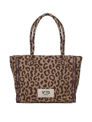 v°73: shopper - Borsa Ilene Beige/Moro