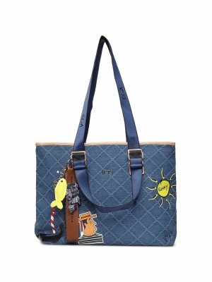 v°73: shopper - Shopping Tita Denim/Nat