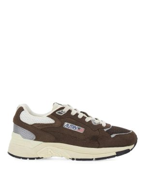 AUTRY: trainers - Hyperway Low Man Suede/Mesh Cott/Marsh