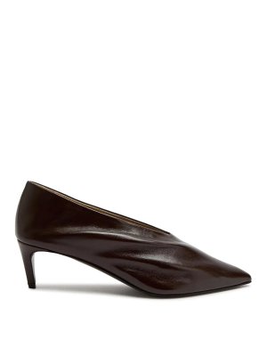 KHAITE: Escarpins - Chaussures À Talon - Marron