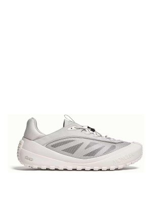 MONCLER: sneakers - Sneakers basse Trailgrip Lp grigio chiaro