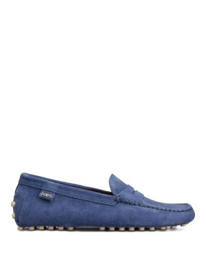 TOD'S: Mocassini e slippers - Gommino 22L Mocassino Insigna Blue