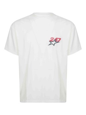 REPRESENT: t-shirts - T-Shirt Star Print Oversized