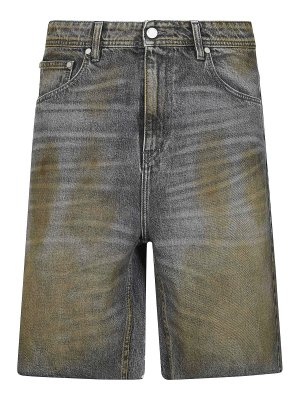 44 LABEL GROUP: Trousers Shorts - Dirty Wide Leg Bermuda Shorts