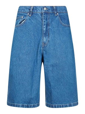 ARTE: Trousers Shorts - Round Pocket Denim Short