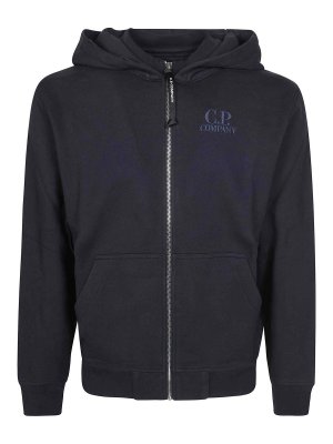 C.P. COMPANY: Sweatshirts & Sweaters - Zip And Hood Sweatshirt