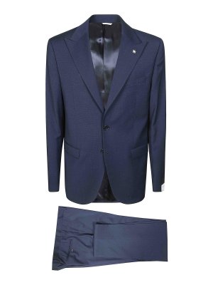MANUEL RITZ : Vestidos de gala - Traje - Azul