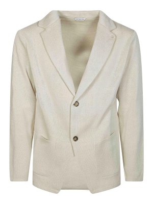 MANUEL RITZ : Vestes de costume - Blazer - Blanc