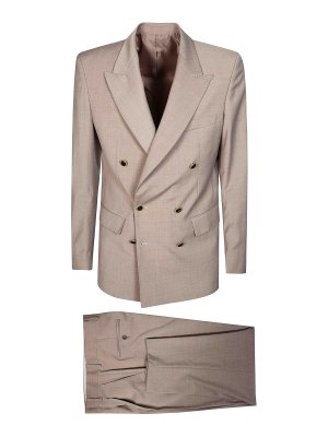 MARSEM: casual trousers - Abito Dp 6 Bottoni Amf Pantalone Loose Fit
