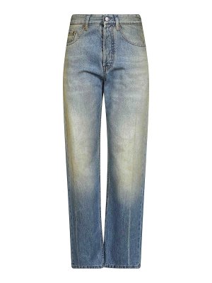 MM6 MAISON MARGIELA: Pantalons casual - Pantalons Décontractés - Denim
