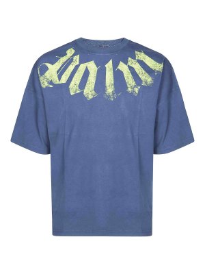 Palm Angels: Tシャツ - Tシャツ - ブルー