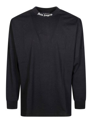 Palm Angels: t-shirts - Classic Logo Over Tee Ml