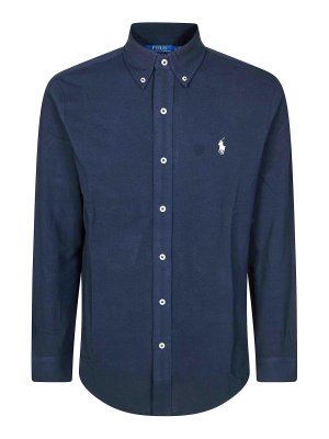 POLO RALPH LAUREN: シャツ - シャツ - ブルー