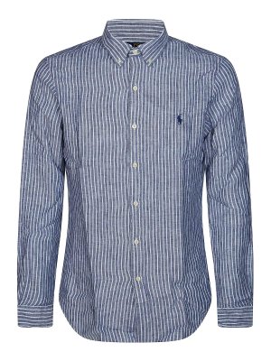 POLO RALPH LAUREN: シャツ - シャツ - ブルー
