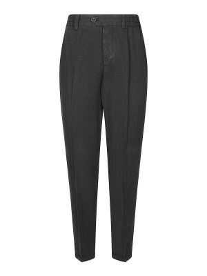 PT TORINO: casual trousers - Pantalone Carrot Pinces Elastico