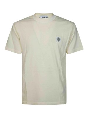 STONE ISLAND: T-shirts - T-Shirt - Weiß