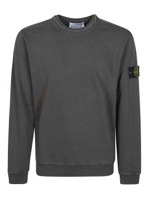 STONE ISLAND: Sudaderas y suéteres - Sudadera - Gris