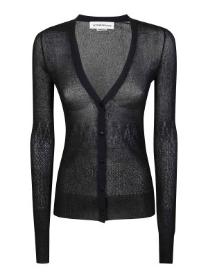 VICTORIA BECKHAM: Cárdigans - Cárdigan - Negro