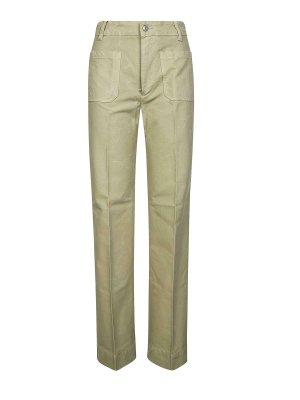 VICTORIA BECKHAM: Jeans Rectos - Vaqueros Rectos - Gris