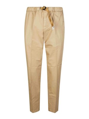 WHITE SAND: casual trousers - Long trousers with parachute canvas base