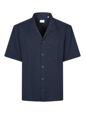 XACUS: shirts - Technical Seersucker Shirt