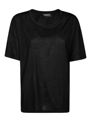 DONDUP: T-shirts - T-Shirt - Schwarz