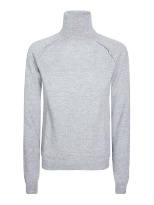 DONDUP: Strickpullover mit Rundhalsausschnitt - Rundhalspullover - Grau