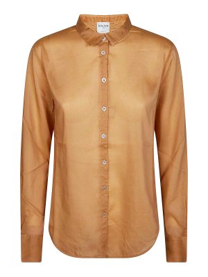 FORTE FORTE: camicie - Camicia Cotone Seta Voile Regular