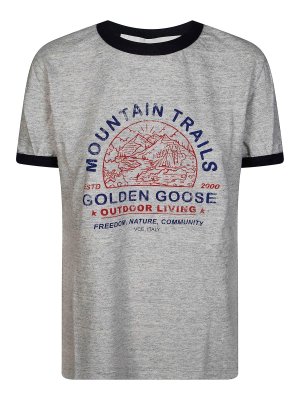 GOLDEN GOOSE: Tシャツ - Tシャツ - グレー