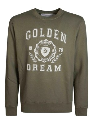 GOLDEN GOOSE: Sweatshirts und Pullover - Sweatshirt - Grün
