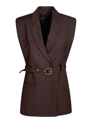 Pinko: gilet - Nuraqus Gilet Diagonale