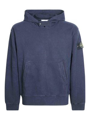 STONE ISLAND: スウェット＆セーター - スウェットシャツ/セーター - ブルー