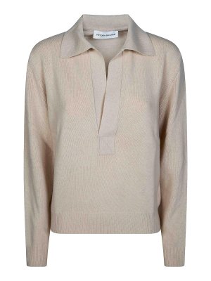 VICTORIA BECKHAM: crew necks - Polo Collar Jumper