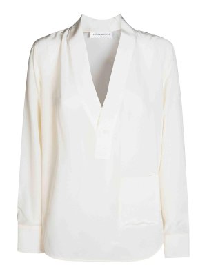 VICTORIA BECKHAM: blouses - V Neck Blouse