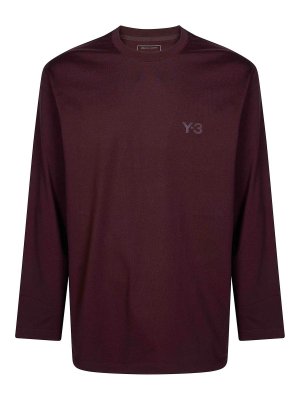 Y-3: Camisetas - Camiseta - Rojo