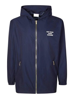 DRÔLE DE MONSIEUR: casual jackets - Zipped Jacket W/Hood