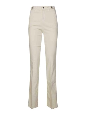Liu Jo: casual trousers - Smooth Milk Velvet Trousers