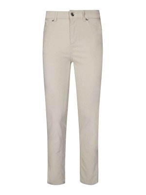 Liu Jo: jeans skinny - Jeans Stretto Mille Righe Velluto