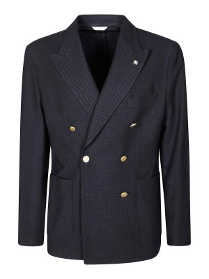 MANUEL RITZ : blazers - Double Breasted Gold Buttons