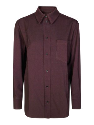 VICTORIA BECKHAM: Camisas - Camisa - Marrón