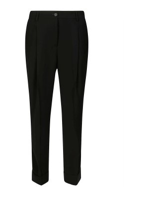 P.A.R.O.S.H.: Pantalons casual - Pantalons Décontractés - Noir