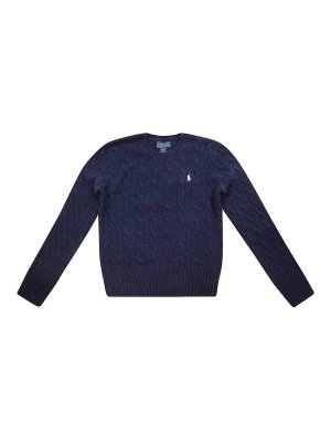RALPH LAUREN: クルーネック - クルーネック - ブルー