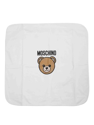Moschino Kids: Couvertures & Plaids - Couverture - Crème