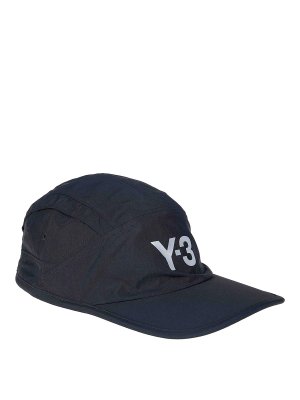 Y-3: hats & caps - Run Cap Black